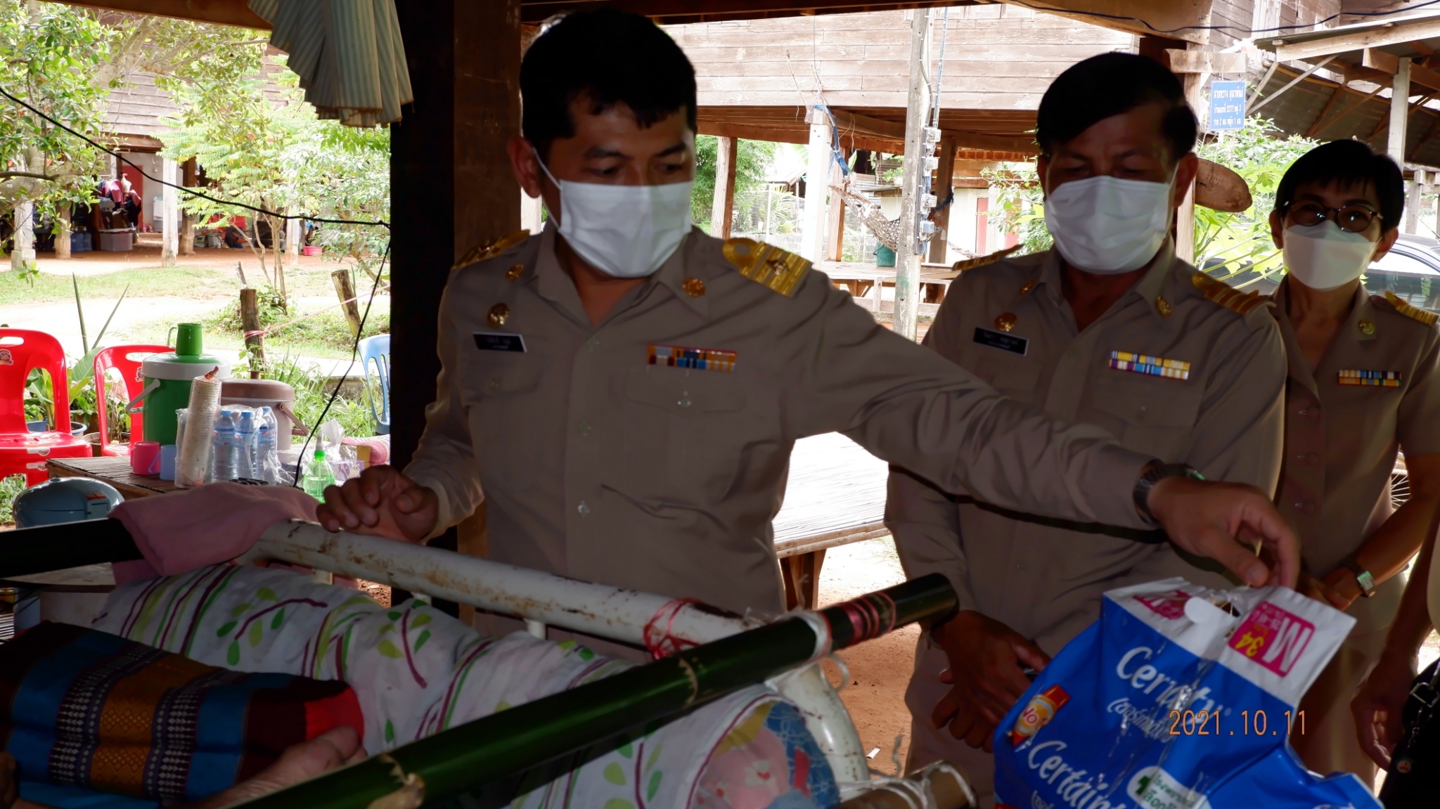 นายกเทศมนตรี และรองนายกฯ เยี่ยม นายหวาง อุนาพันธ์