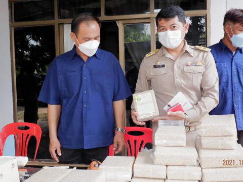 ต้อนรับคณะประเมิณพันธ์ข้าว
