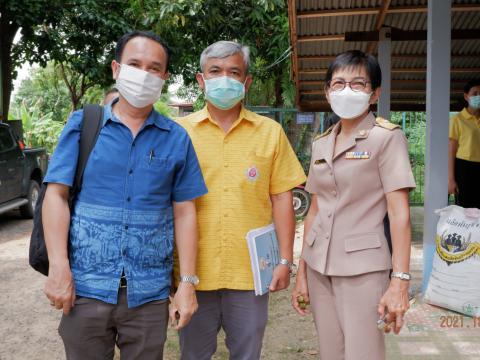 ต้อนรับคณะประเมิณพันธ์ข้าว