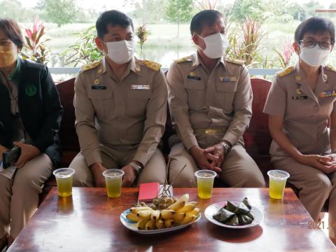 ต้อนรับคณะประเมิณพันธ์ข้าว