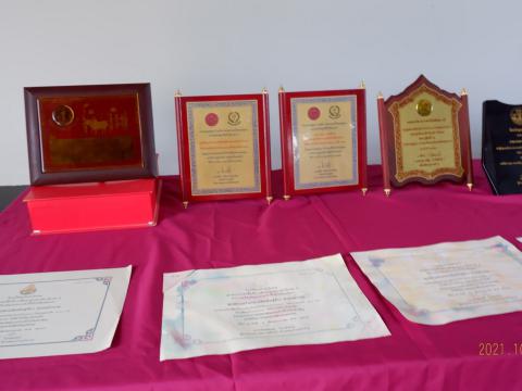 ต้อนรับคณะประเมิณพันธ์ข้าว