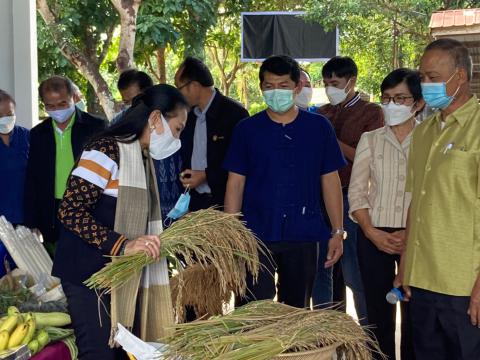 ต้อนรับรองอธิบดีกรมการข้าว