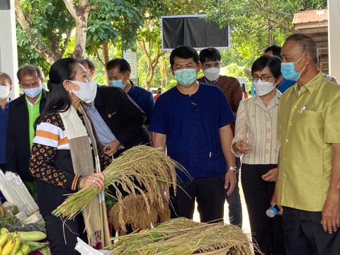 ต้อนรับรองอธิบดีกรมการข้าว