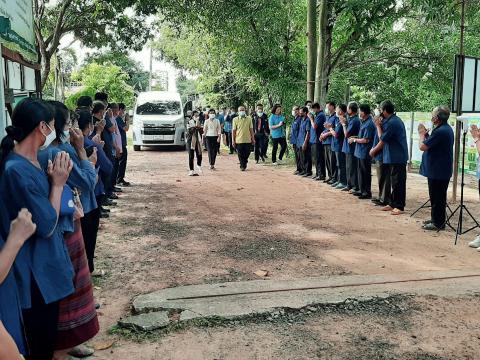 ต้อนรับรองอธิบดีกรมการข้าว