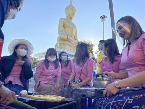 งานประเพณีบุญกุ้มข้าวใหญ่ข้าวจี่ยักษ์2564
