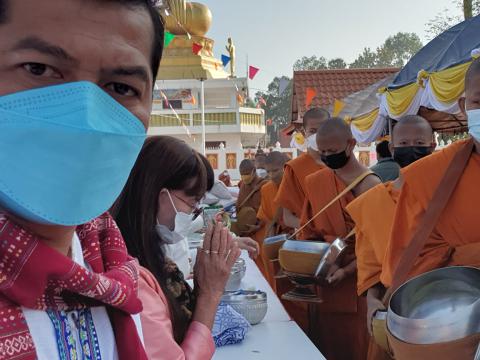 งานประเพณีบุญกุ้มข้าวใหญ่ข้าวจี่ยักษ์2564