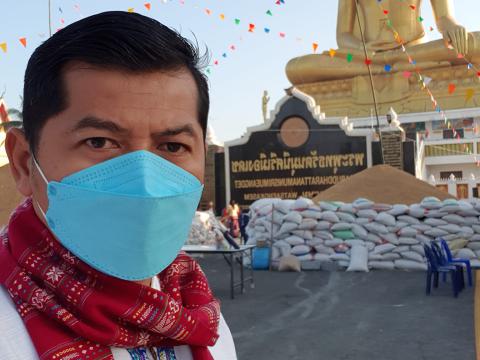 งานประเพณีบุญกุ้มข้าวใหญ่ข้าวจี่ยักษ์2564