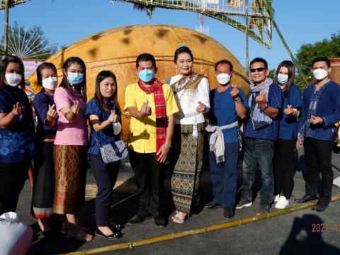 งานประเพณีบุญกุ้มข้าวใหญ่ข้าวจี่ยักษ์2564
