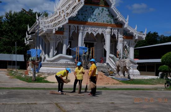 จิตอาสา23ตุลา2566ปกครองชุมชนตำบลบัวงาม