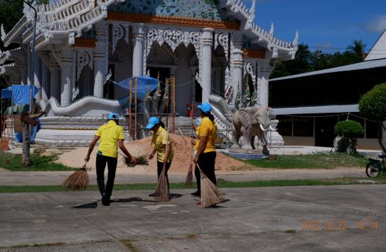 จิตอาสา23ตุลา2566ปกครองชุมชนตำบลบัวงาม