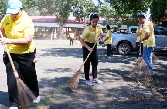จิตอาสา23ตุลา2566ปกครองชุมชนตำบลบัวงาม