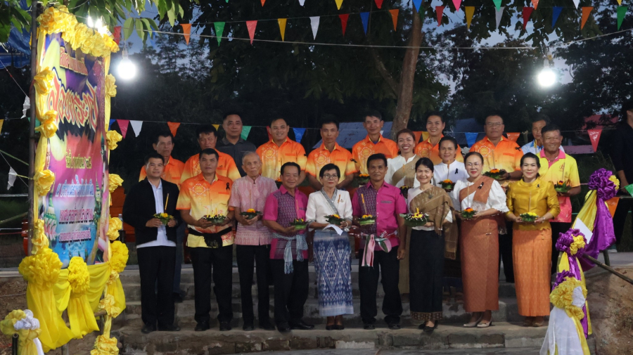 เทศบาลตำบลบัวงามจัดงานประเพณีลอยกระทง ปี 2568