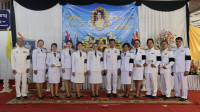 เทศบาลตำบลบัวงามเข้าร่วมขบวนแห่เงินพระราชทานขวัญถุงกองทุนแม่ของแผ่นดิน